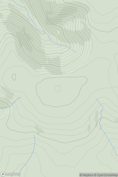 Thumbnail image for Lamb Hill [Northumberland] showing contour plot for surrounding peak
